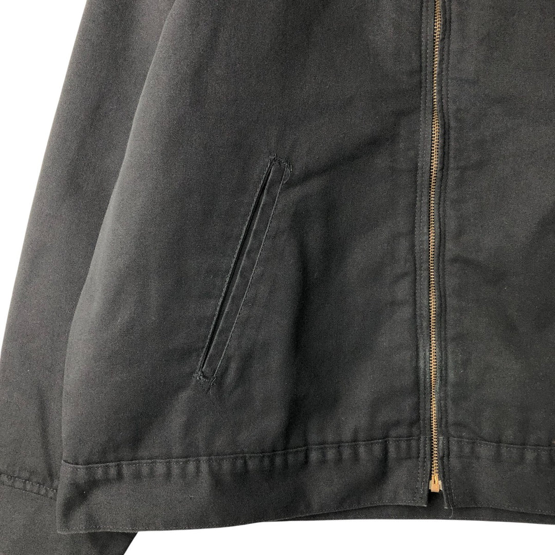 Dickies padded work jacket, men's size XL polyester black type Vintage Second Hand