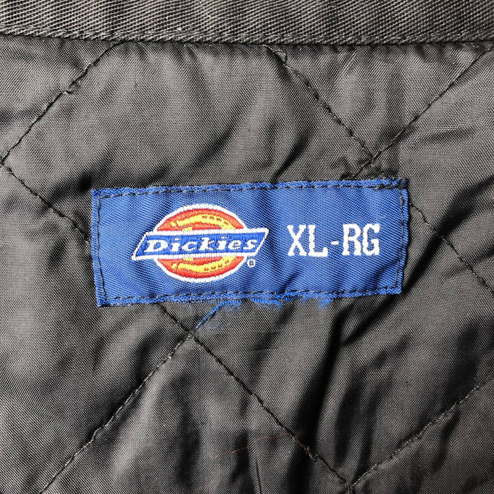 Dickies padded work jacket, men's size XL unclear black type Vintage Second Hand