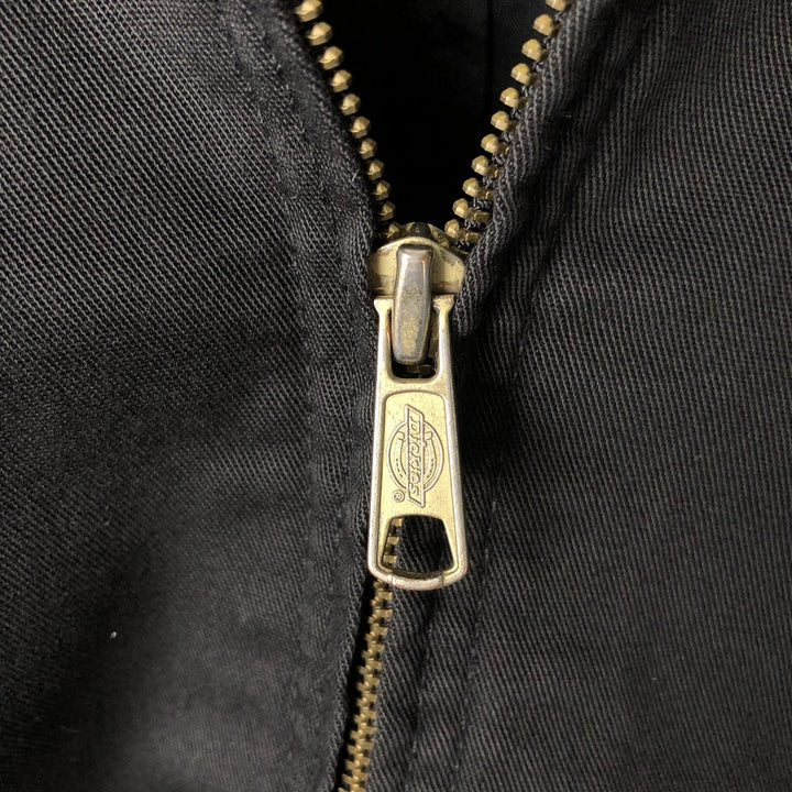 Dickies padded work jacket, men's size XL unclear black type Vintage Second Hand