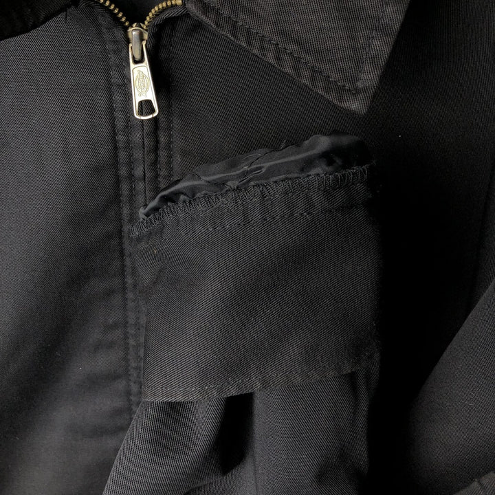 Dickies padded work jacket, men's size XL unclear black type Vintage Second Hand