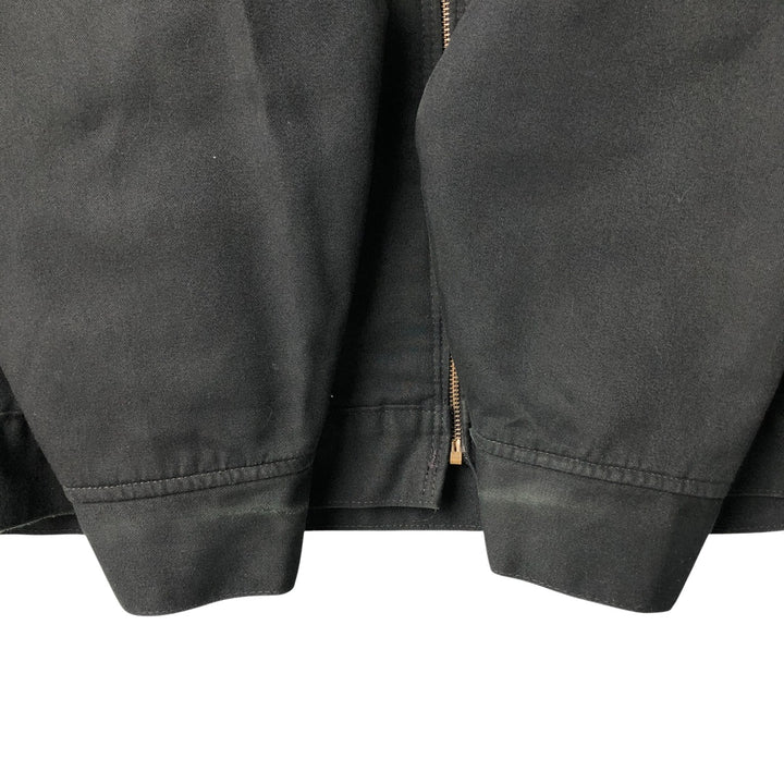 Dickies padded work jacket, men's size L polyester black type Vintage Second Hand