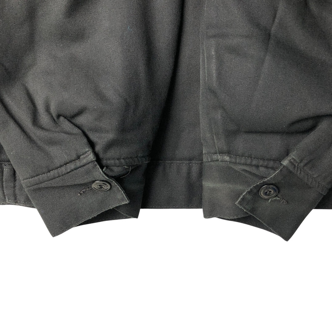 Dickies padded work jacket, men's size L polyester black type Vintage Second Hand