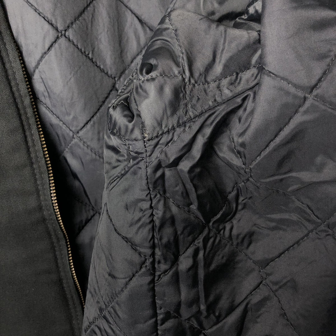 Dickies padded work jacket, men's size L polyester black type Vintage Second Hand