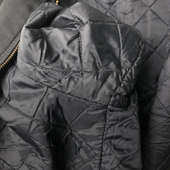 Dickies padded work jacket, men's size L polyester black type Vintage Second Hand