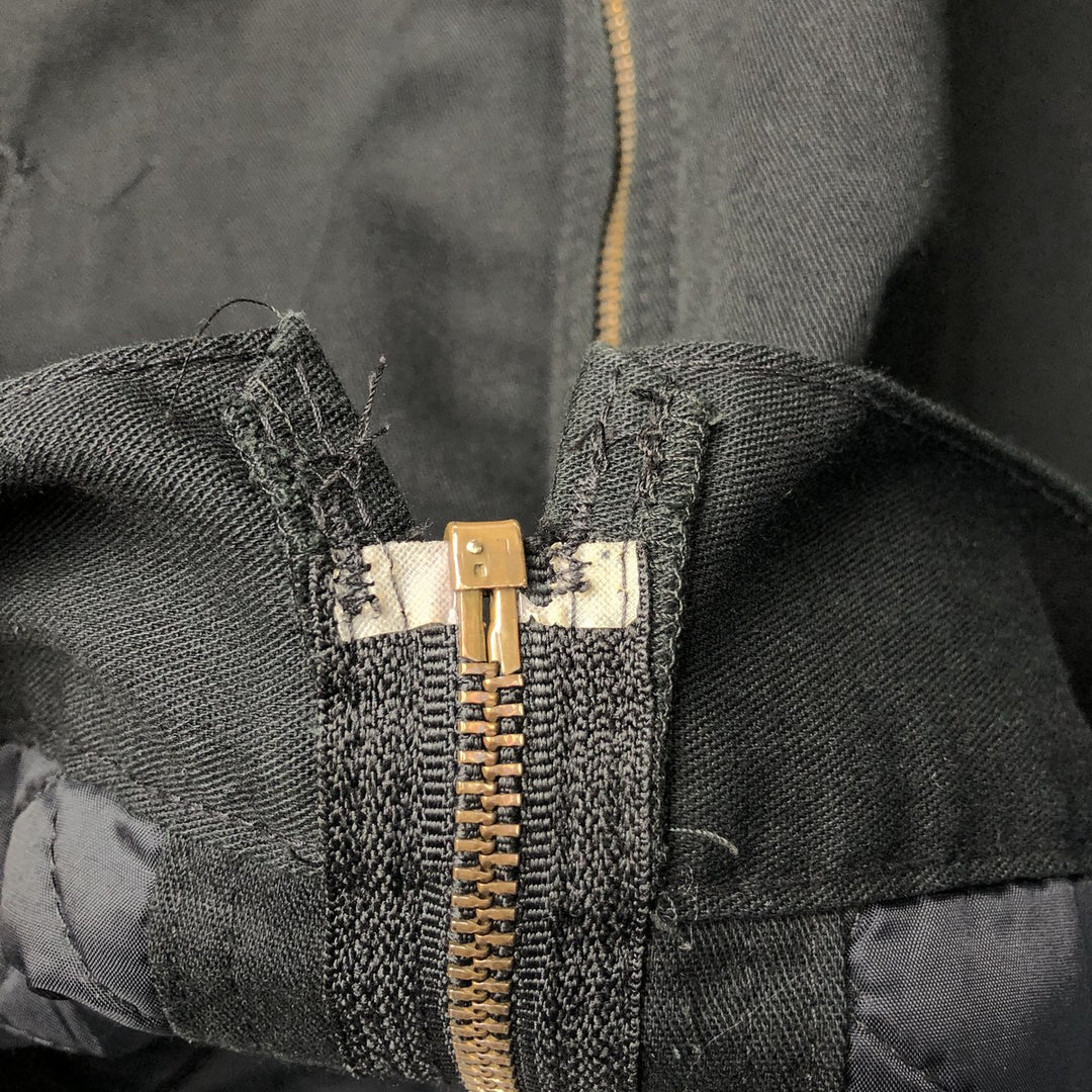 Dickies padded work jacket, men's size L polyester black type Vintage Second Hand