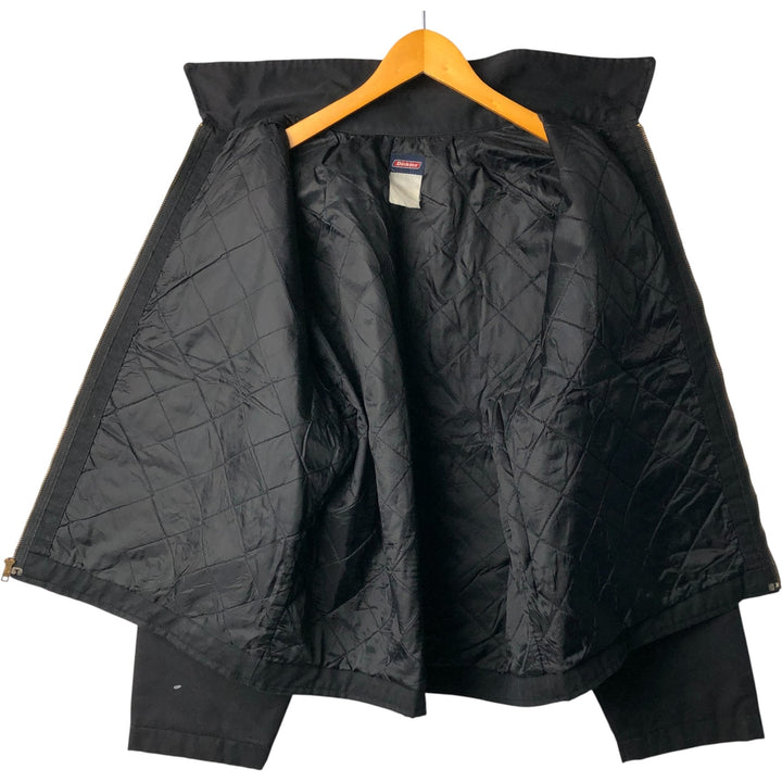 Dickies padded work jacket, men's size XL unclear black type Vintage Second Hand
