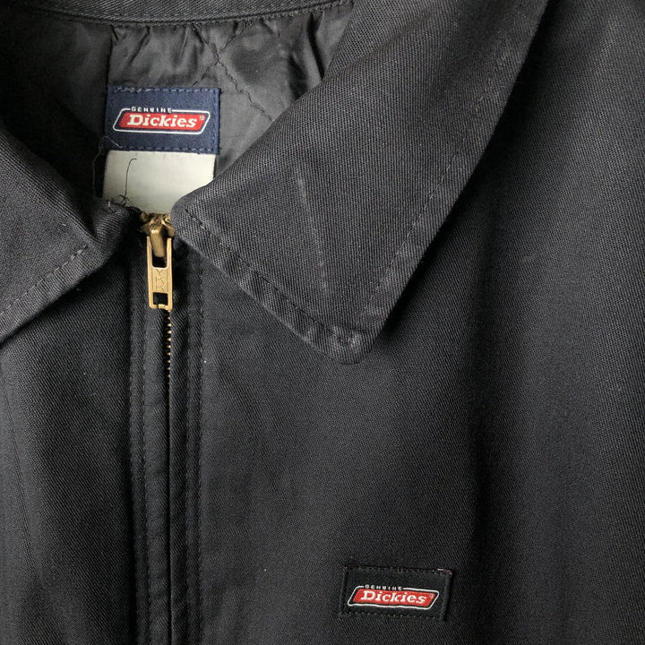 Dickies padded work jacket, men's size XL unclear black type Vintage Second Hand