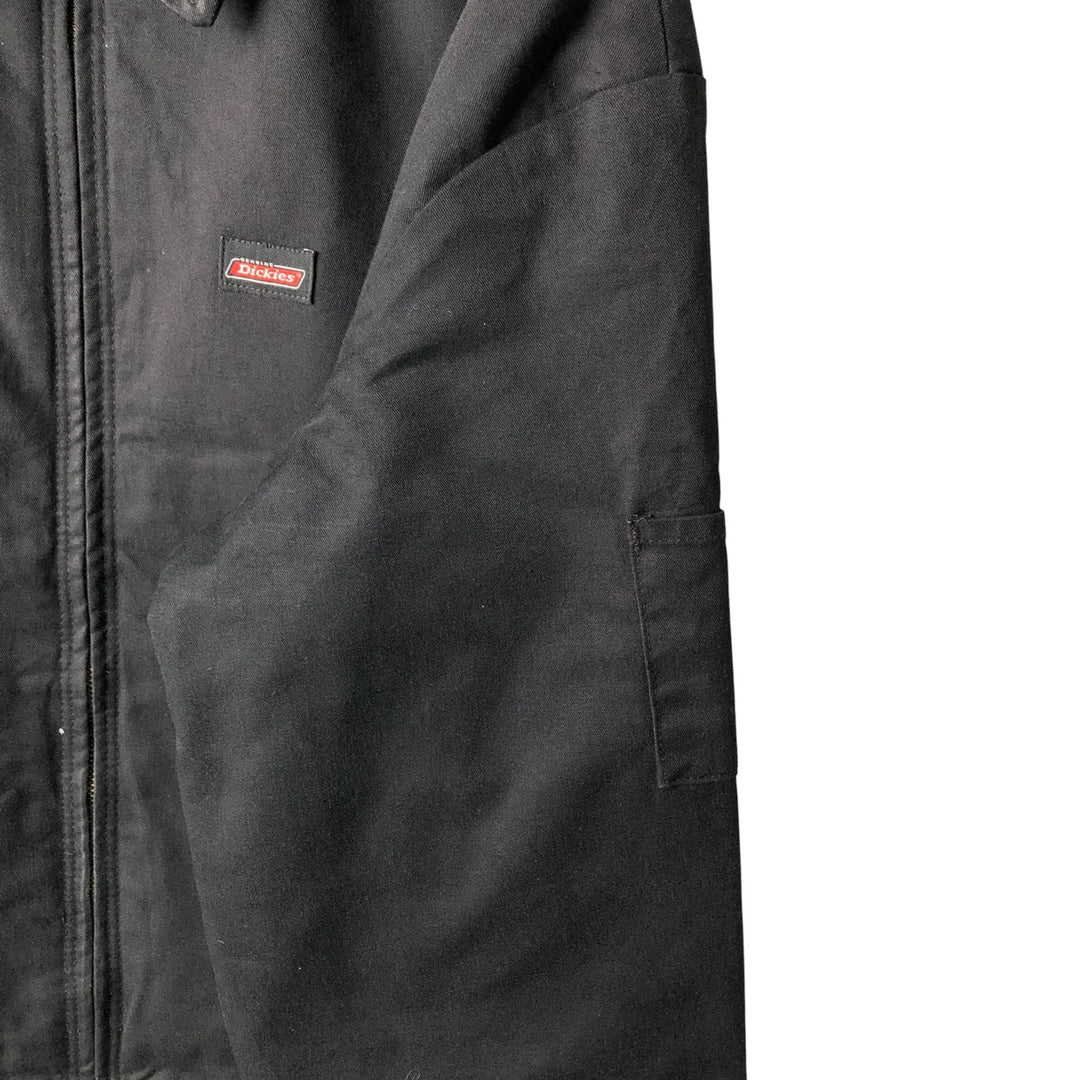 Dickies padded work jacket, men's size XL unclear black type Vintage Second Hand