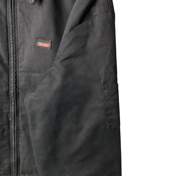Dickies padded work jacket, men's size XL unclear black type Vintage Second Hand