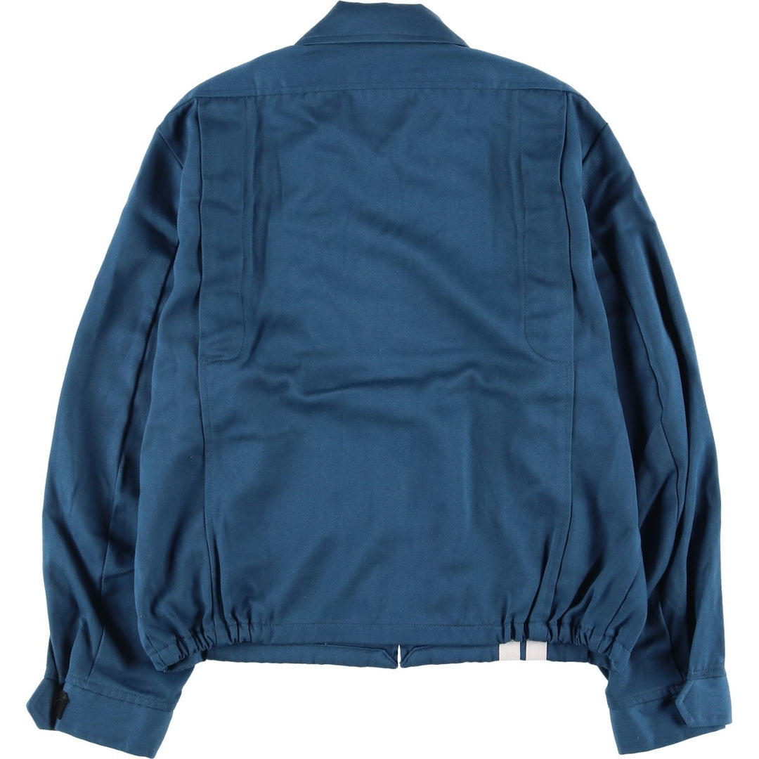 Vintage 1970'S Lion Uniform Work Jacket, Men's Size Medium polyester blue type Vintage Second Hand