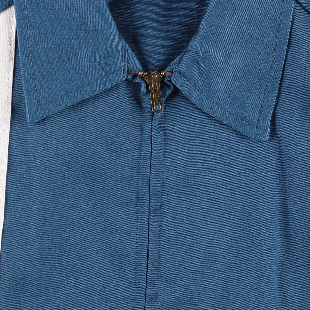 Vintage 1970'S Lion Uniform Work Jacket, Men's Size Medium polyester blue type Vintage Second Hand