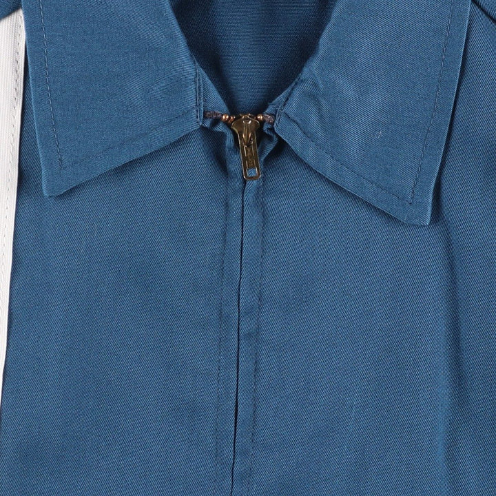 Vintage 1970'S Lion Uniform Work Jacket, Men's Size Medium polyester blue type Vintage Second Hand