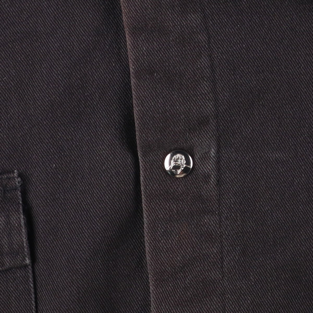 Oversized Ben Davis hooded work jacket, men's size XXXL cotton black type Vintage Second Hand