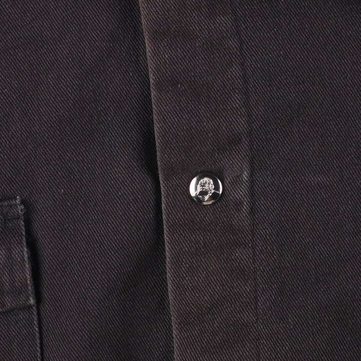 Oversized Ben Davis hooded work jacket, men's size XXXL cotton black type Vintage Second Hand