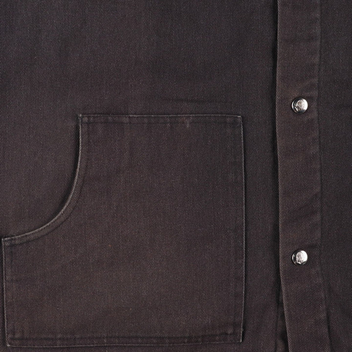 Oversized Ben Davis hooded work jacket, men's size XXXL cotton black type Vintage Second Hand