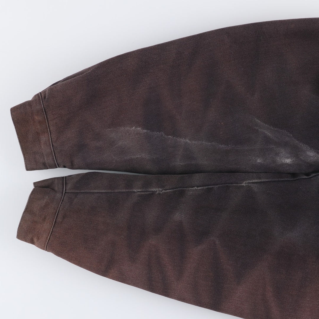 Oversized Ben Davis hooded work jacket, men's size XXXL cotton black type Vintage Second Hand