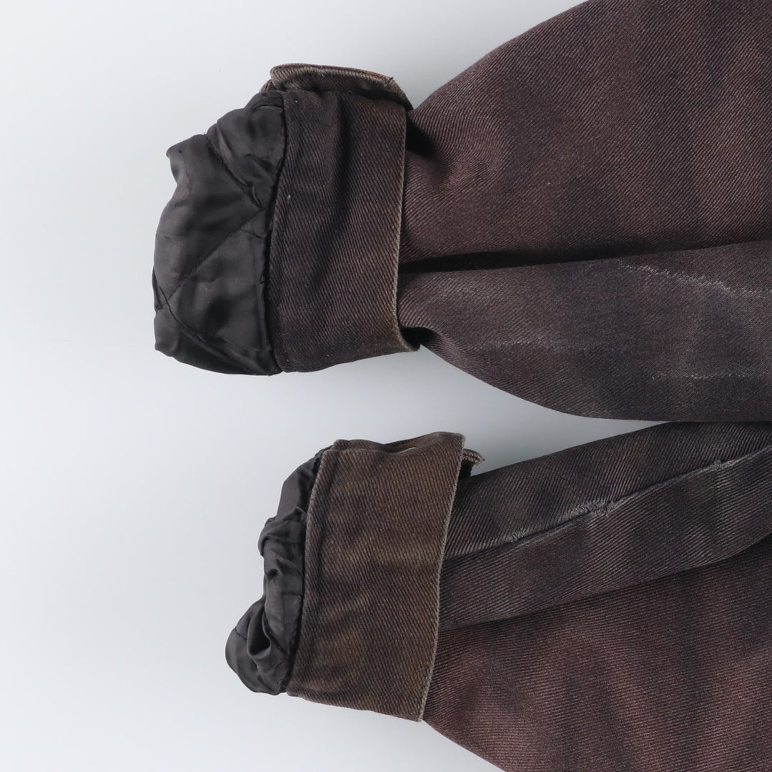 Oversized Ben Davis hooded work jacket, men's size XXXL cotton black type Vintage Second Hand