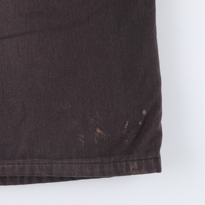 Oversized Ben Davis hooded work jacket, men's size XXXL cotton black type Vintage Second Hand