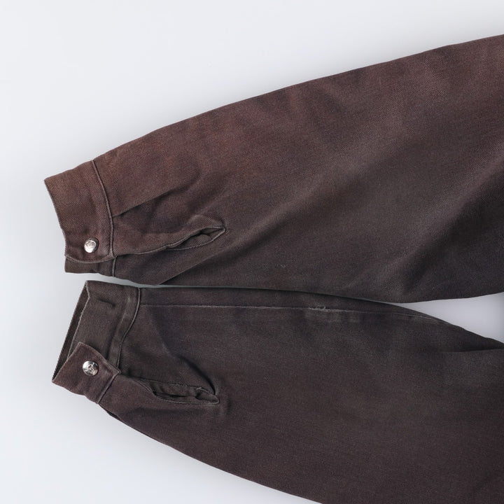 Oversized Ben Davis hooded work jacket, men's size XXXL cotton black type Vintage Second Hand