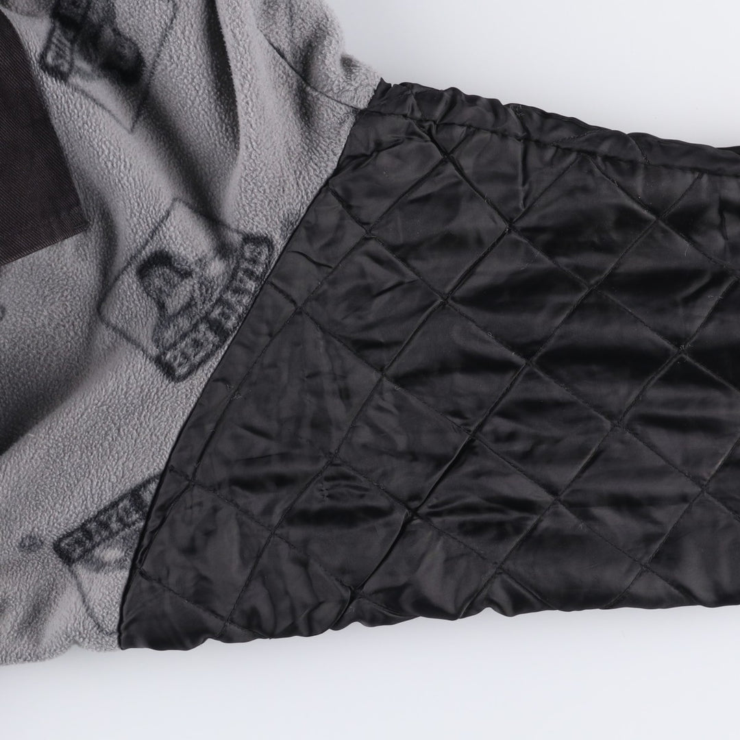 Oversized Ben Davis hooded work jacket, men's size XXXL cotton black type Vintage Second Hand