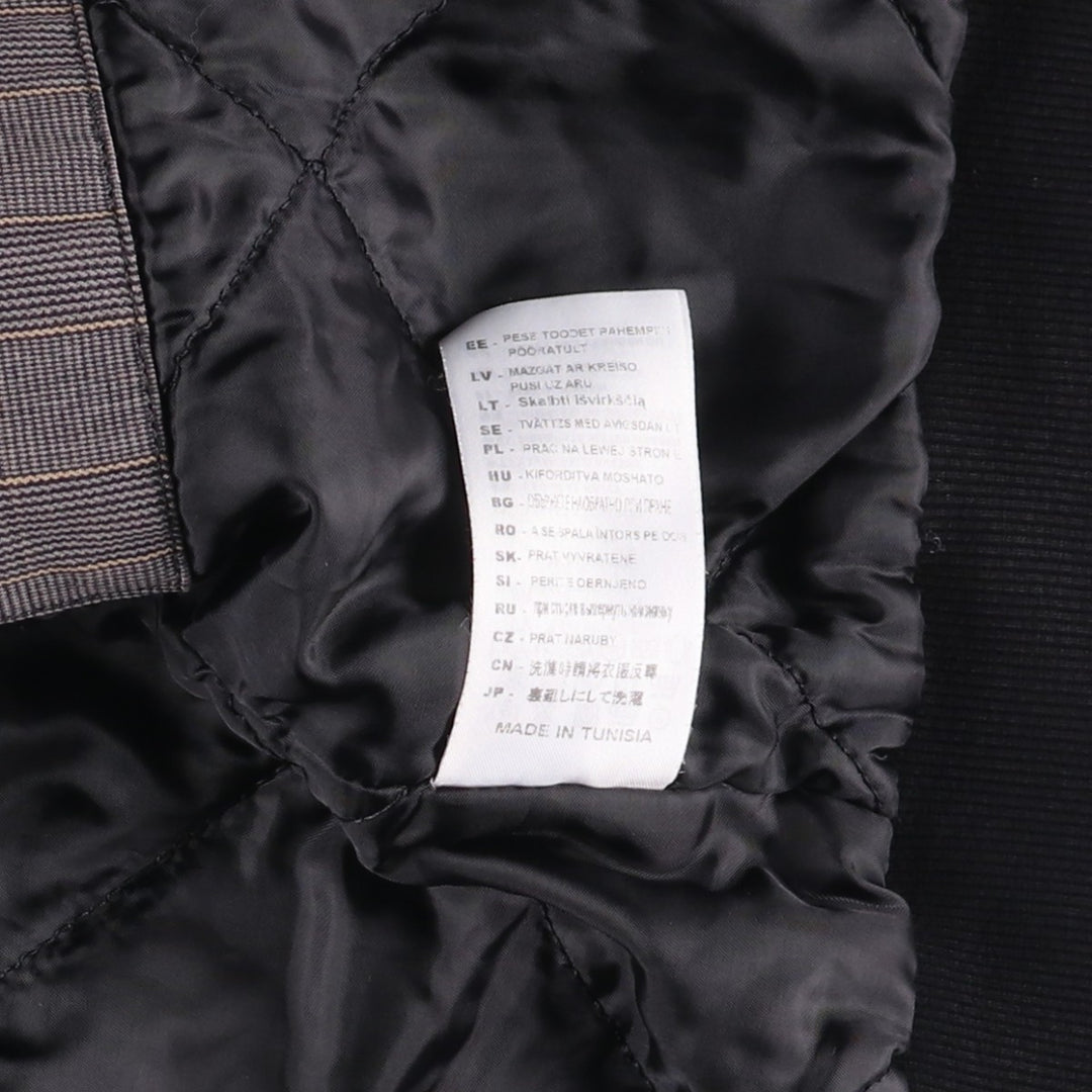 Carhartt Active Jacket, Gun Club Check, Hooded, Padded Work Jacket, Men's Size L cotton gray type Vintage Second Hand