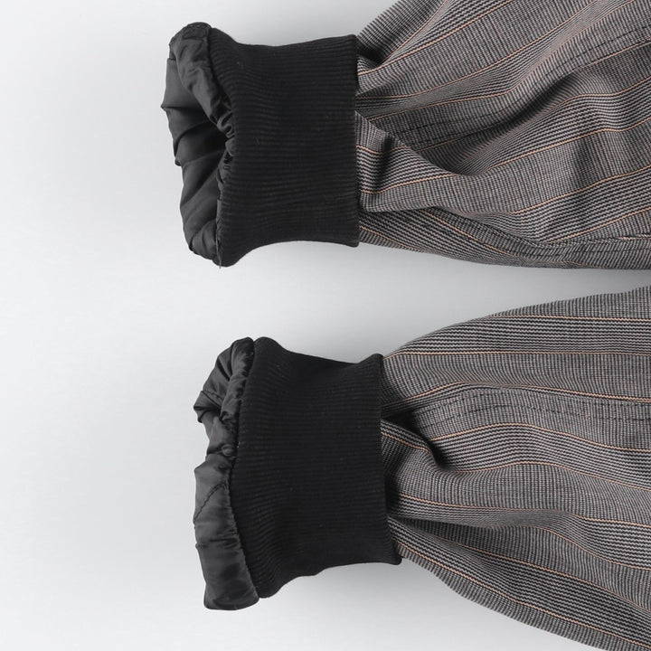 Carhartt Active Jacket, Gun Club Check, Hooded, Padded Work Jacket, Men's Size L cotton gray type Vintage Second Hand