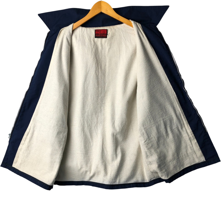 1980'S vintage outerwear work jacket, men's size XL unclear navy blue type Vintage Second Hand