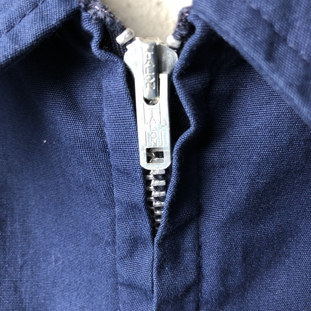 1980'S vintage outerwear work jacket, men's size XL unclear navy blue type Vintage Second Hand