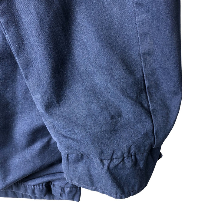 1980'S vintage outerwear work jacket, men's size XL unclear navy blue type Vintage Second Hand