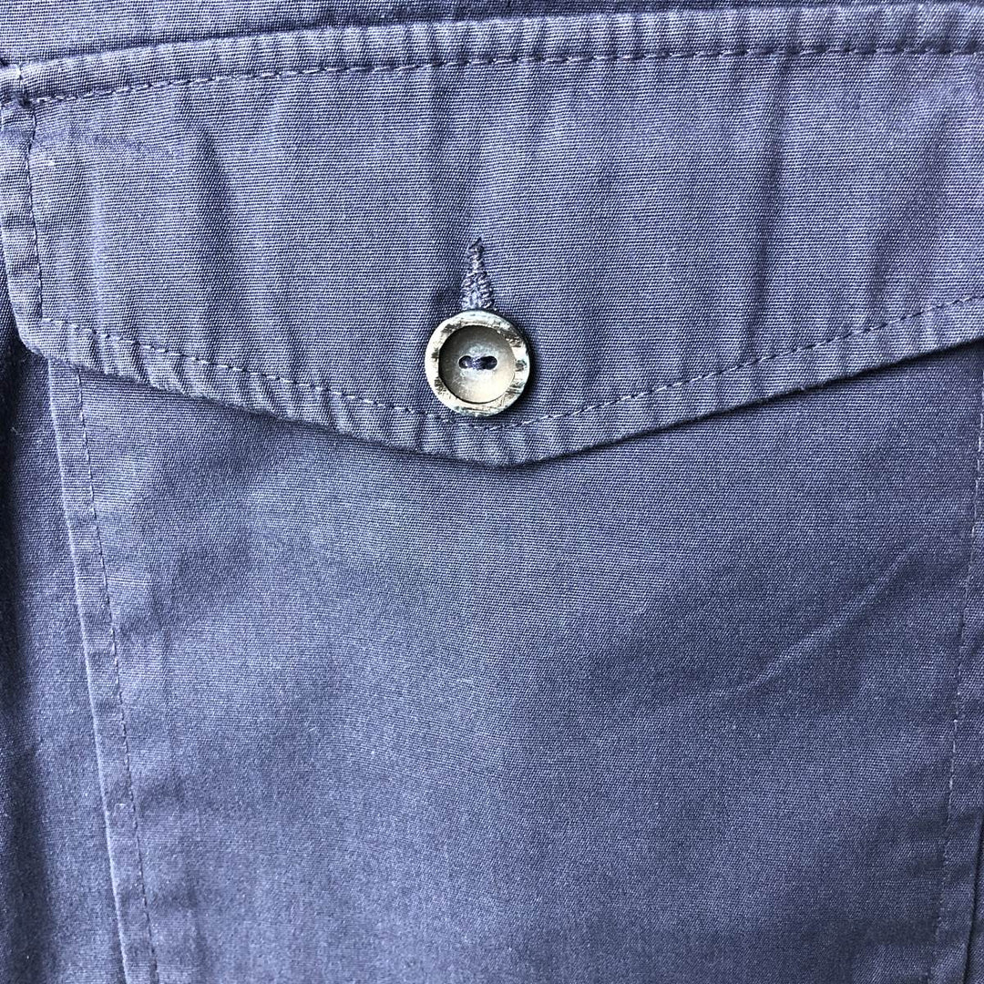 1980'S vintage outerwear work jacket, men's size XL unclear navy blue type Vintage Second Hand