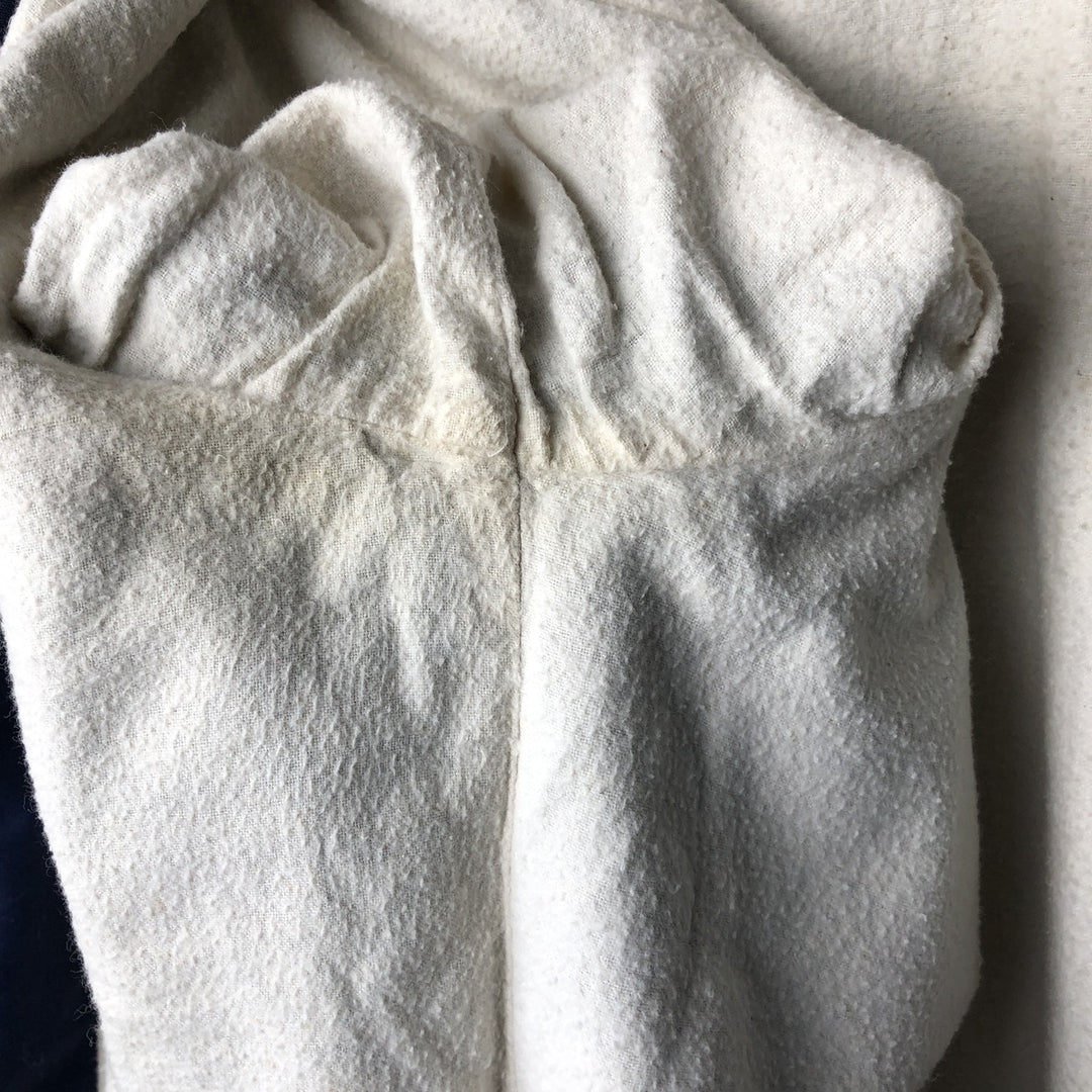 1980'S vintage outerwear work jacket, men's size XL unclear navy blue type Vintage Second Hand