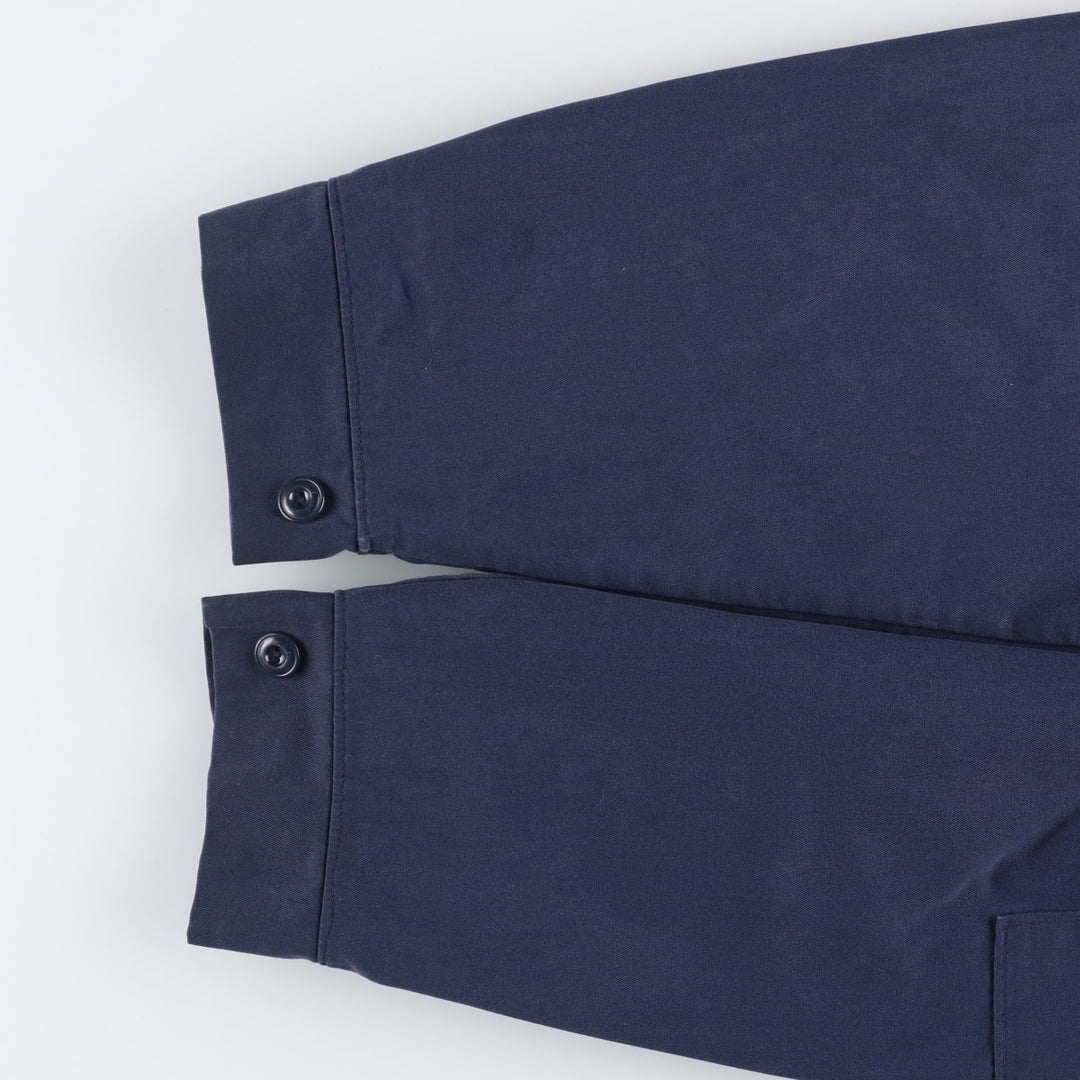 Red Kap Stars and Stripes Print Padded Work Jacket, Men's Size Medium polyester navy blue type Vintage Second Hand