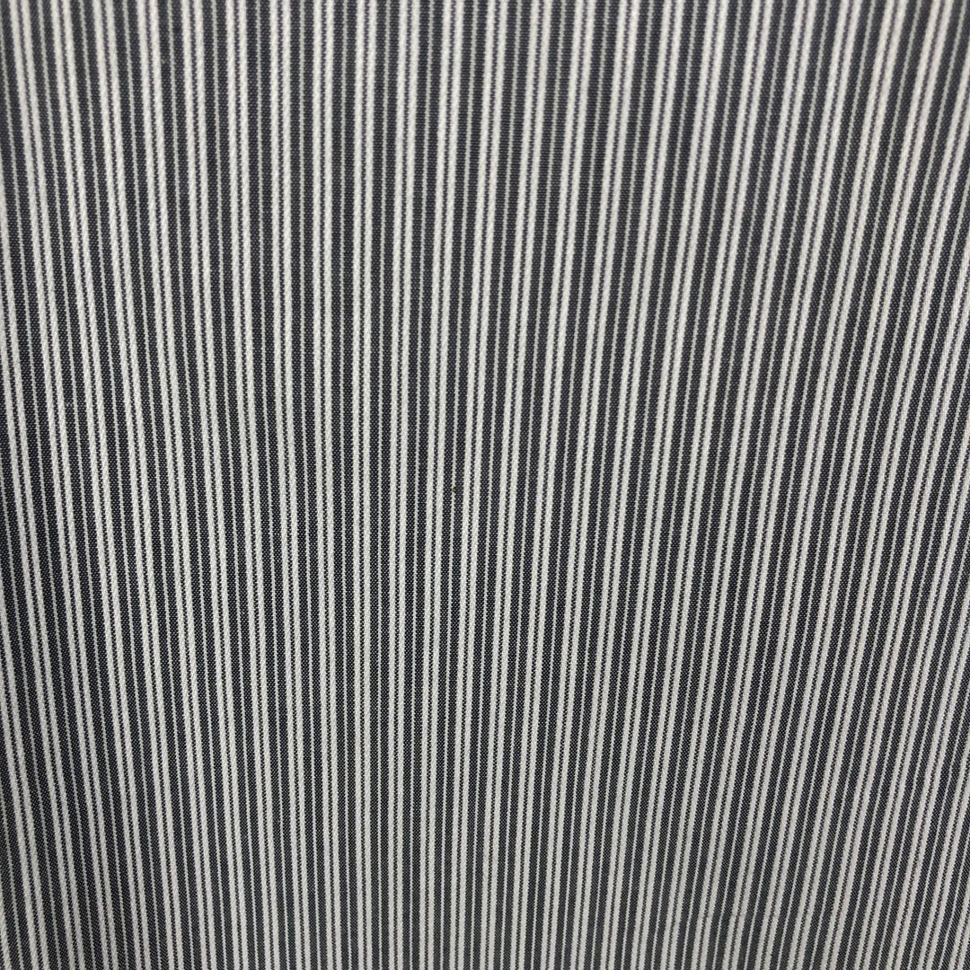 90s-00'S Vintage Calvin Klein Long Sleeve Cotton Striped Shirt, Men's Size XL cotton gray type Vintage Second Hand