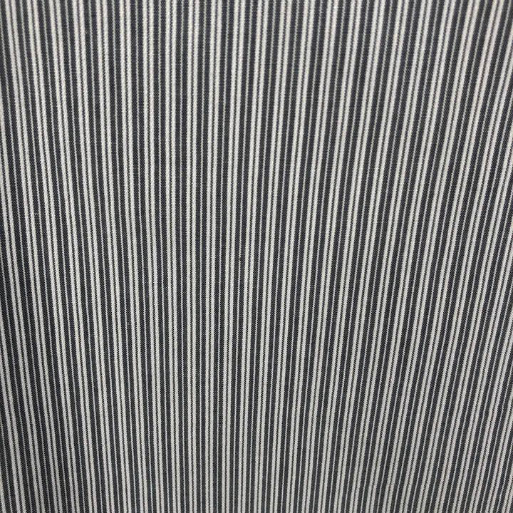 90s-00'S Vintage Calvin Klein Long Sleeve Cotton Striped Shirt, Men's Size XL cotton gray type Vintage Second Hand