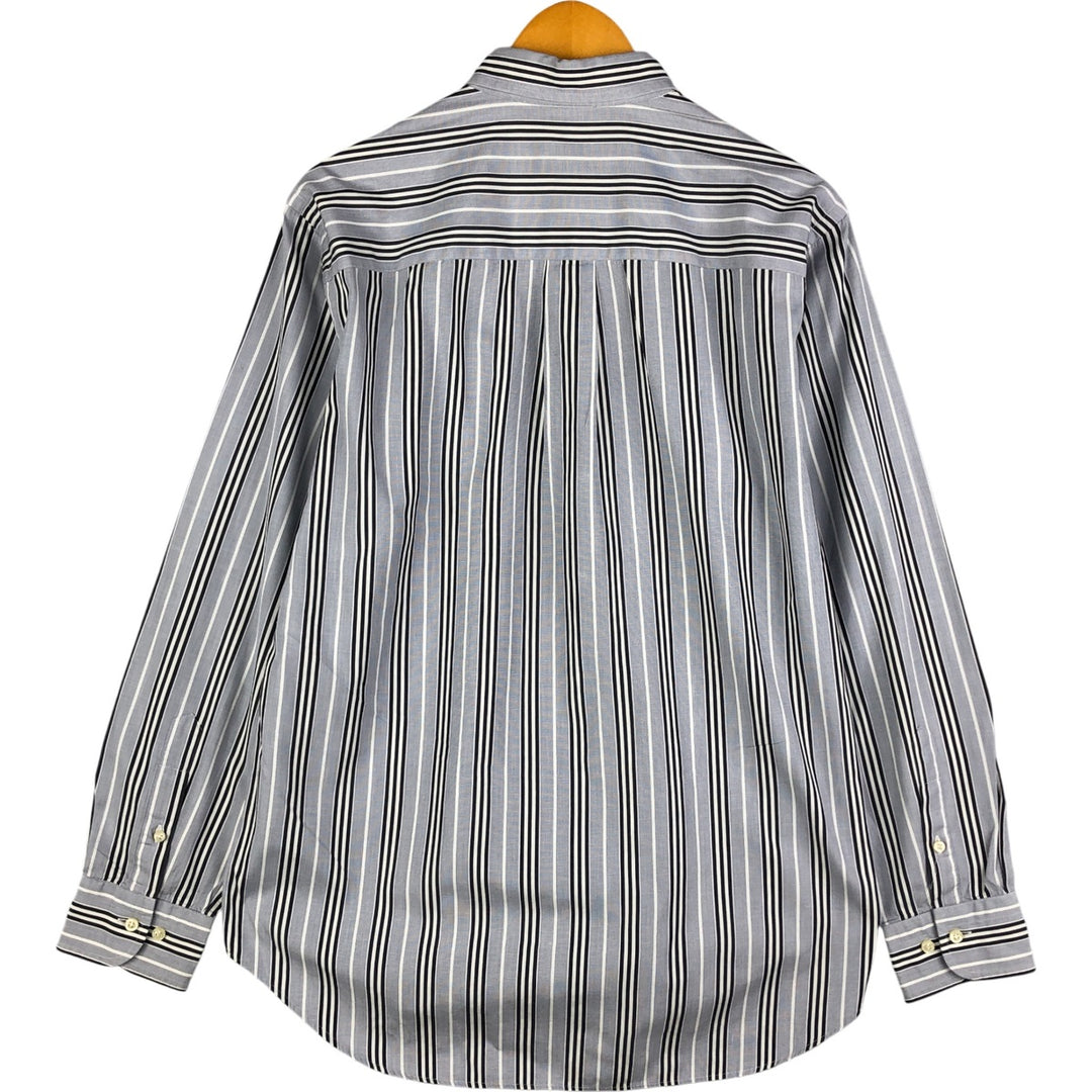 Burberry's LONDON Multi-Stripe Long Sleeve Button-Down Striped Shirt, Men's XL unclear Blue type light blue Vintage Second Hand