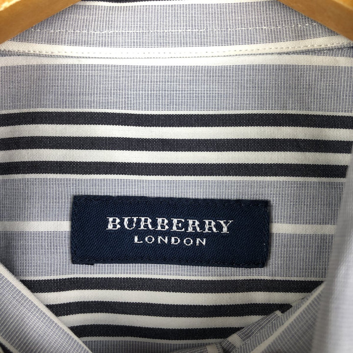Burberry's LONDON Multi-Stripe Long Sleeve Button-Down Striped Shirt, Men's XL unclear Blue type light blue Vintage Second Hand