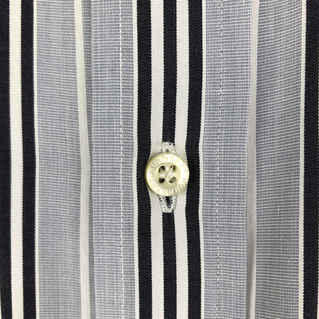 Burberry's LONDON Multi-Stripe Long Sleeve Button-Down Striped Shirt, Men's XL unclear Blue type light blue Vintage Second Hand