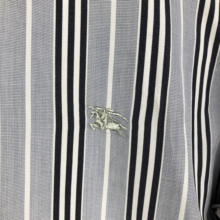 Burberry's LONDON Multi-Stripe Long Sleeve Button-Down Striped Shirt, Men's XL unclear Blue type light blue Vintage Second Hand