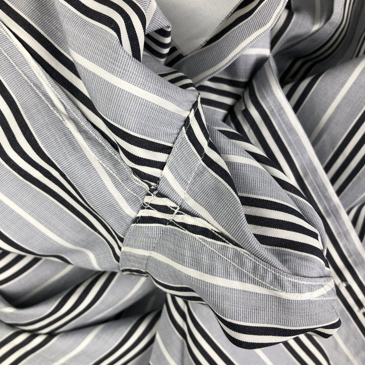 Burberry's LONDON Multi-Stripe Long Sleeve Button-Down Striped Shirt, Men's XL unclear Blue type light blue Vintage Second Hand