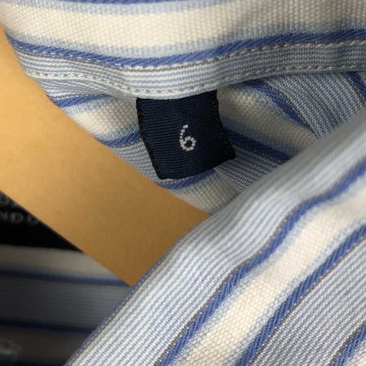 Burberry's LONDON Multi-Stripe Long Sleeve Cotton Striped Shirt, Men's XL cotton Blue type light blue Vintage Second Hand