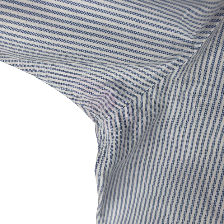 Ralph Lauren long sleeve button down striped shirt, men's XL size cotton white type Vintage Second Hand