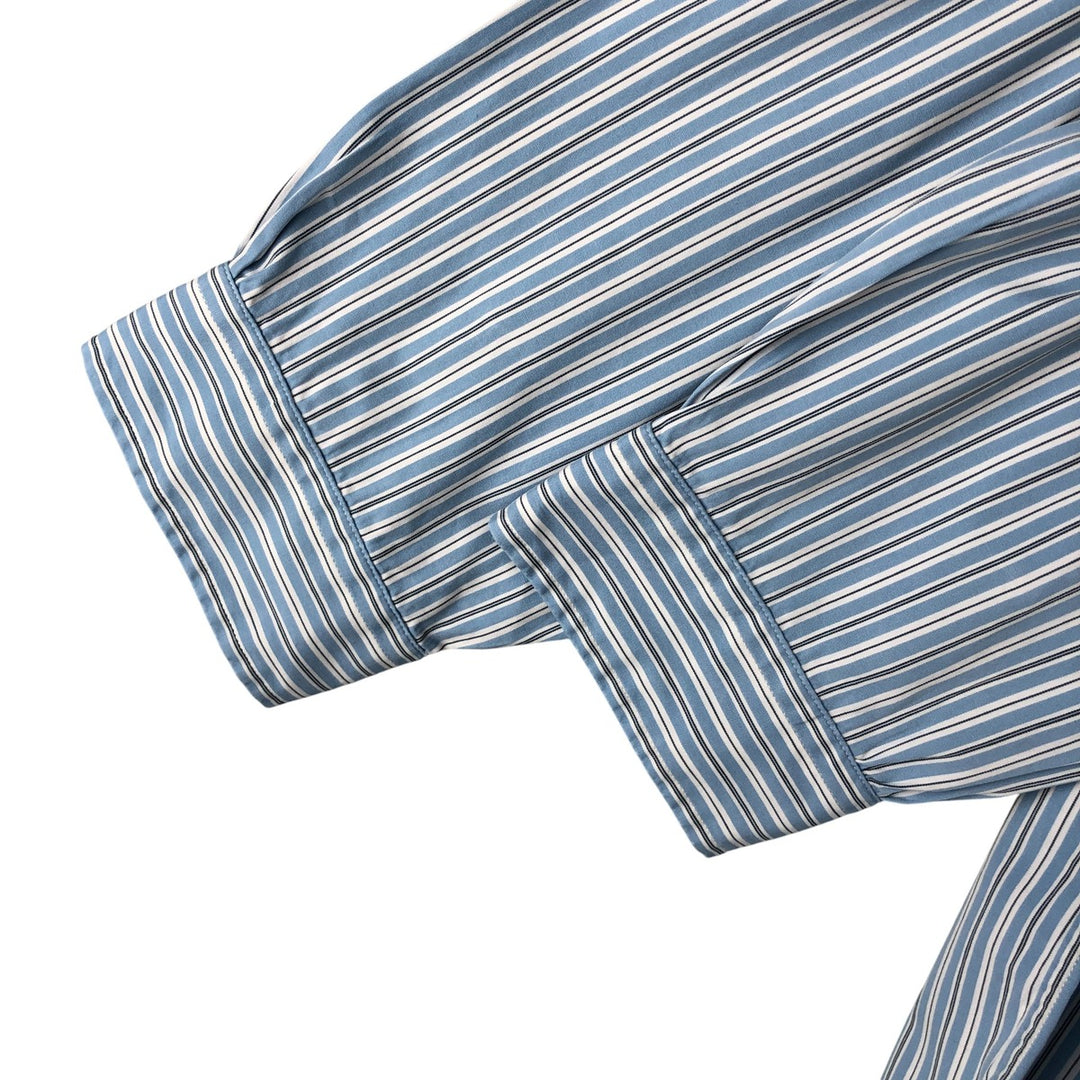 Ralph Lauren POLO by Ralph Lauren Multi-Stripe Long Sleeve Cotton Striped Shirt, Men's Size L cotton Blue type light blue Vintage Second Hand