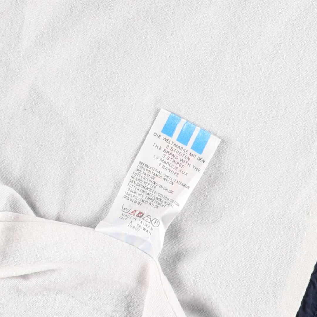 Vintage 80s-90'S Adidas windbreaker, men's size M polyamide navy blue type Vintage Second Hand