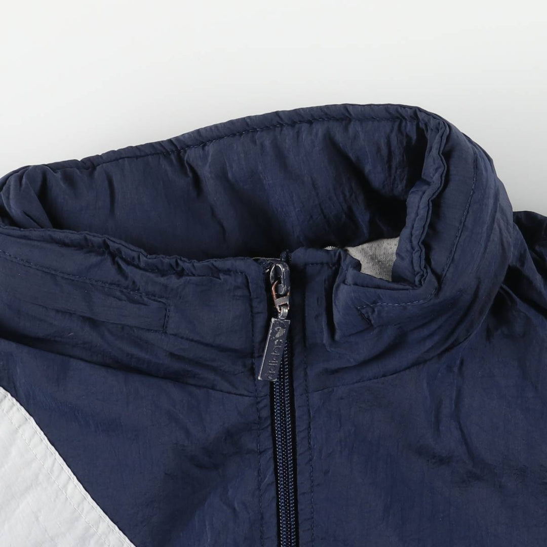 Vintage 80s-90'S Adidas windbreaker, men's size M polyamide navy blue type Vintage Second Hand