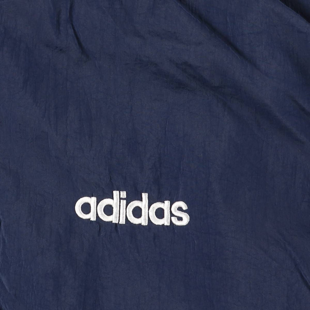 Vintage 80s-90'S Adidas windbreaker, men's size M polyamide navy blue type Vintage Second Hand