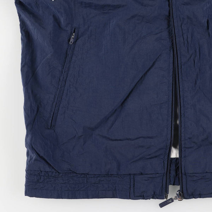 Vintage 80s-90'S Adidas windbreaker, men's size M polyamide navy blue type Vintage Second Hand
