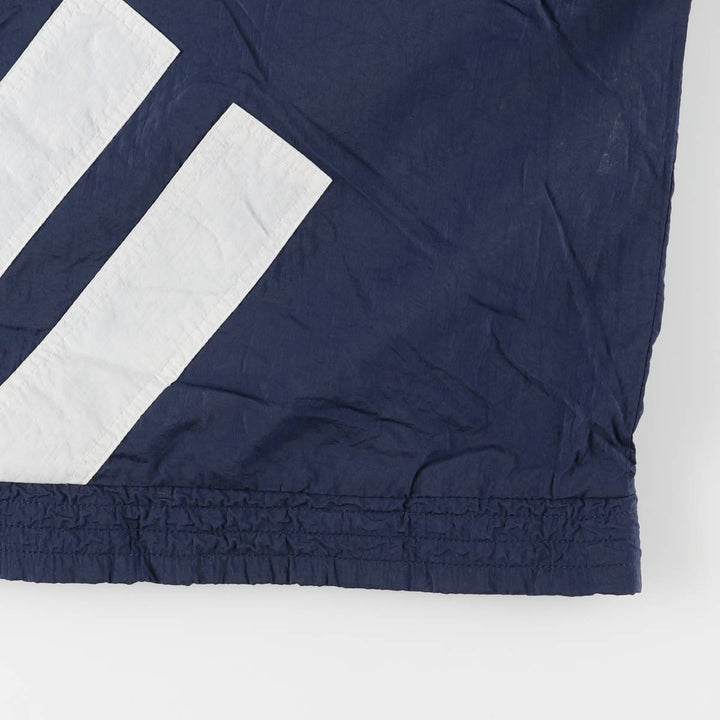 Vintage 80s-90'S Adidas windbreaker, men's size M polyamide navy blue type Vintage Second Hand