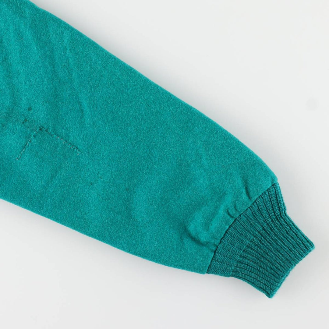 Vintage 1970'S Pendleton wool jacket, made in the USA, size M, men's wool Emerald green Vintage Second Hand