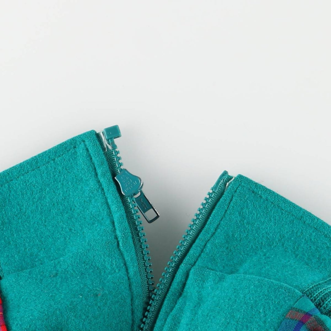 Vintage 1970'S Pendleton wool jacket, made in the USA, size M, men's wool Emerald green Vintage Second Hand