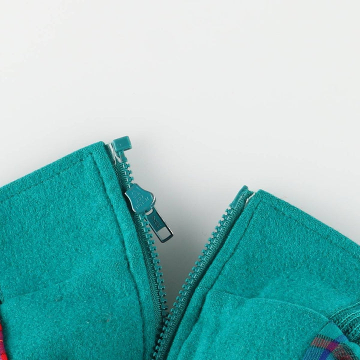 Vintage 1970'S Pendleton wool jacket, made in the USA, size M, men's wool Emerald green Vintage Second Hand